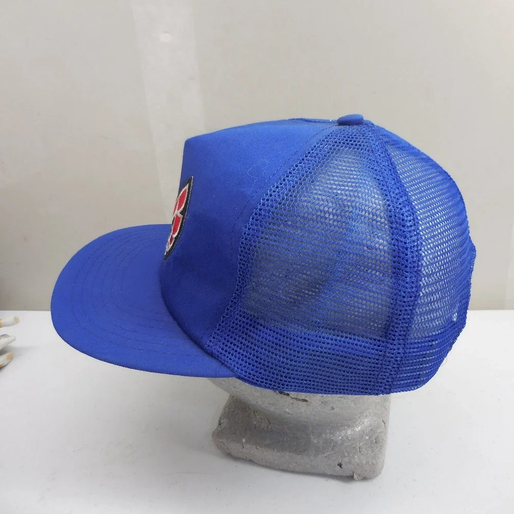 Vintage Pontiac Firebird Trans Am Trucker Hat Blue Mesh Snapback USA Eagle 80s